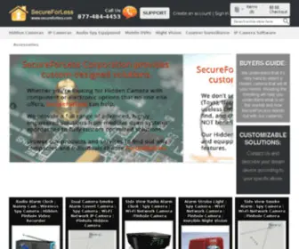 Secureforless.com(Short term financing makes it possible to acquire highly sought) Screenshot