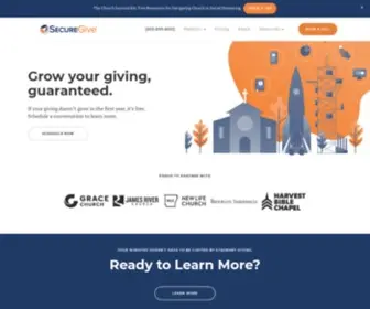 Securegive.com(Church Giving Software) Screenshot
