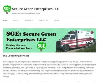 Securegreen.org(Secure Green Enterprises LLC) Screenshot