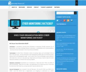 Securelyyoursllc.com(We secure your information worldSecurely Yours LLC) Screenshot