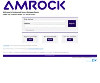 Securemail-Amrock.com(Securemail Amrock) Screenshot