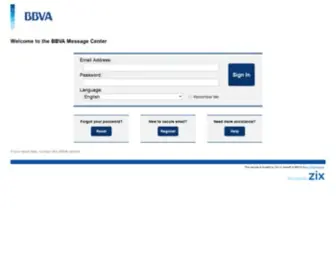 Securemail-BBva.com(Securemail BBva) Screenshot