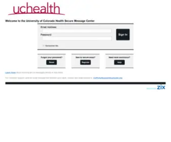 Securemail-Uchealth.org(Securemail Uchealth) Screenshot