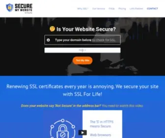 Securemywebsite.net(We Install SSL Certificates) Screenshot