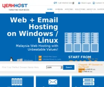 Securen.net(Yeahhost Malaysia) Screenshot