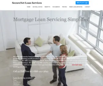 Securenetloanservices.com(Loan Servicing) Screenshot