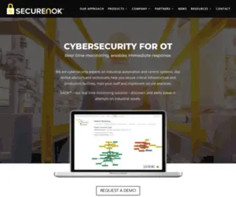 Securenok.com(Expert within Industrial Cybersecurity) Screenshot