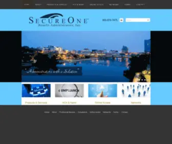 Secureoneinc.com(SecureOne Benefit Administrators) Screenshot