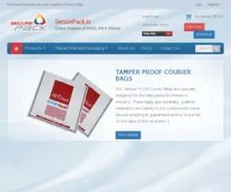 Securepack.in(SecurePack-Prominent Manufacturer & Supplier of Plastic Bags) Screenshot