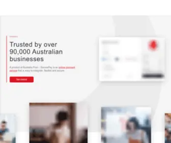Securepay.com.au(Online Payment Gateway Service Provider Australia) Screenshot