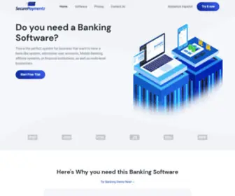 Securepaymentz.us(Banking Software) Screenshot