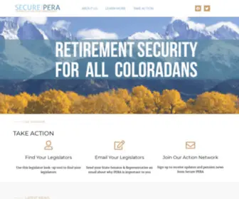 Securepera.org(Colorado Coalition For Retirement Security) Screenshot