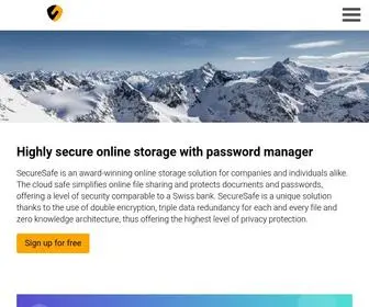 Securesafe.com(Online storage) Screenshot