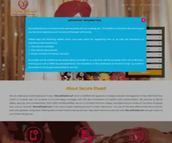 Secureshaadi.com(Matrimony) Screenshot