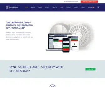 Secureshare.cloud(A next generation content sharing and collaboration workspace) Screenshot