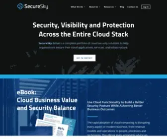 Securesky.com(Cloud Security Posture Management) Screenshot