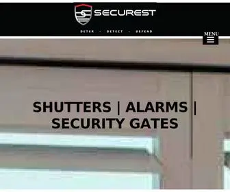 Securest.co.za(Security Shutters) Screenshot