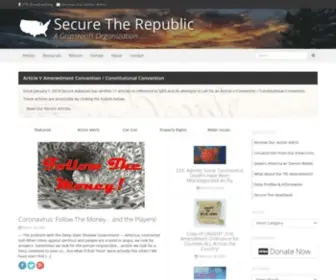 Securetherepublic.com(Secure The Republic) Screenshot