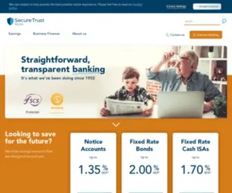 Securetrustbank.com(Secure trust bank) Screenshot