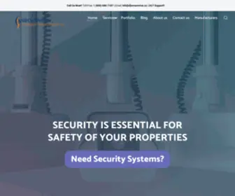 Securevive.ca(Security systems) Screenshot