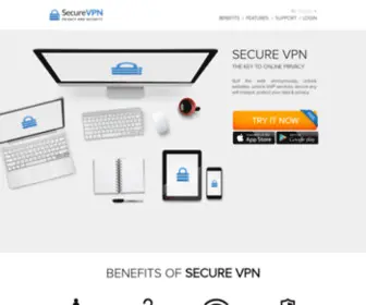 SecureVPN.us(SecureVPN The key to Online Privacy) Screenshot