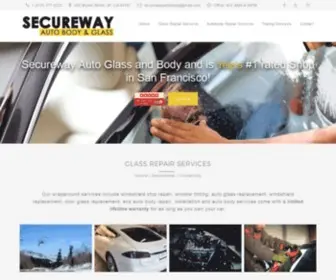 Securewayautoglass.com(Secureway Auto Body and Glass) Screenshot