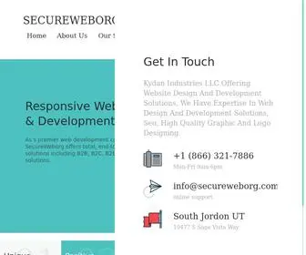 Secureweborg.com(Kydan Industries LLC) Screenshot