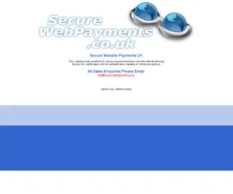 Securewebpayments.co.uk(Secure Web Payments) Screenshot