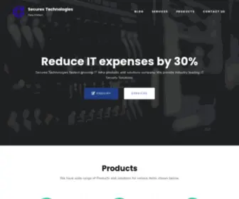 Securextechnologies.com(Securex Technologies) Screenshot