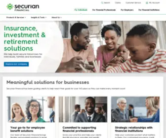 Securian.com(Securian Financial) Screenshot