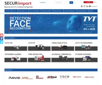 Securimport.org(CCTV Distributor Wholesaler) Screenshot