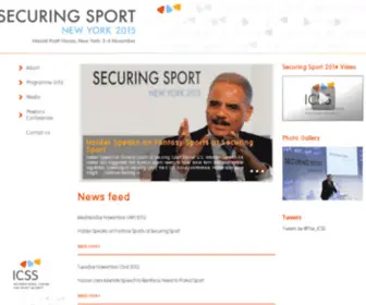 Securingsport.com(The International Sport Security Conference) Screenshot