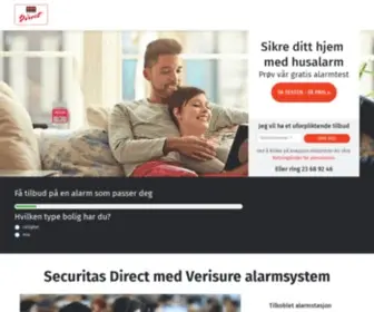 Securitas-Direct.no(Alarm og sikkerhet) Screenshot