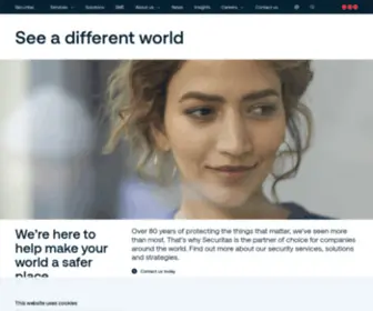 Securitas.co.uk(Leading global security services) Screenshot