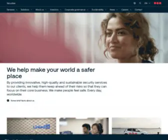 Securitas.com(Vi har kunder inom m) Screenshot