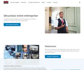Securitas.fr(Solutions de sécurité intégrées avec technologie) Screenshot