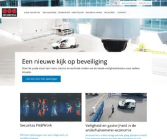 Securitas.nl(Een nieuwe kijk op beveiliging) Screenshot