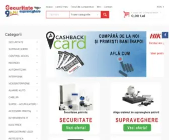 Securitate-Supraveghere.ro(Camere de supraveghere) Screenshot