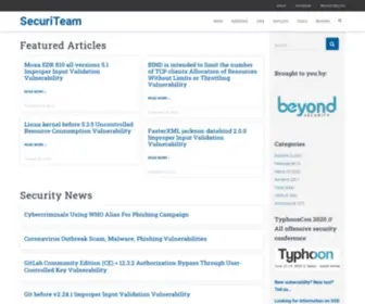 Securiteam.com(Securiteam) Screenshot