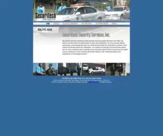 Securitechguards.com(Armed Security Guards Los Angeles) Screenshot