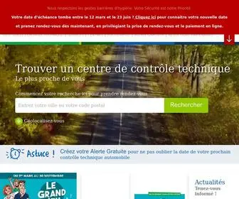 Securitest.fr(Contrôle technique automobile et antipollution) Screenshot