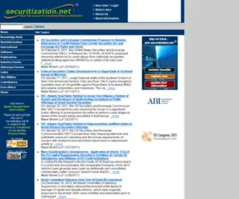 Securitization.net(Securitization) Screenshot