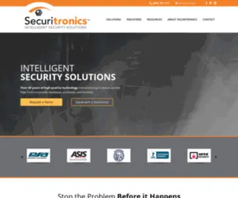 Securitronics.com(Home) Screenshot