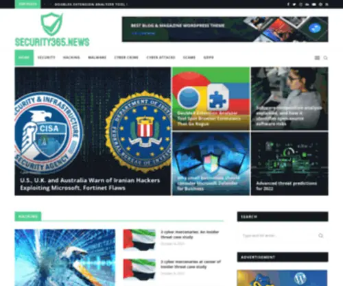 Security365.news(Hacking & Cyber Security News) Screenshot