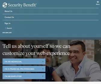 Securitybenefit.com(Security Benefit) Screenshot