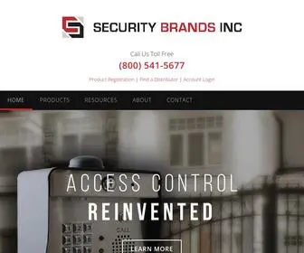 Securitybrandsinc.com(Security Brands) Screenshot