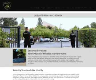 Securitybytaurus.com(Security Services by Taurus Protection) Screenshot