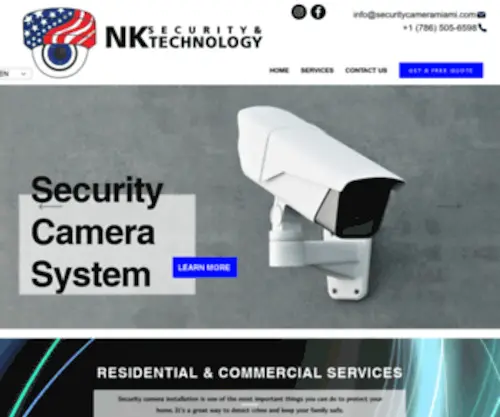 Securitycameramiami.com(Camaras de Seguridad) Screenshot