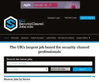 Securityclearedjobs.com(Choose from 1) Screenshot