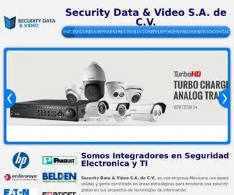 Securitydataandvideo.com(Security Data & Video) Screenshot